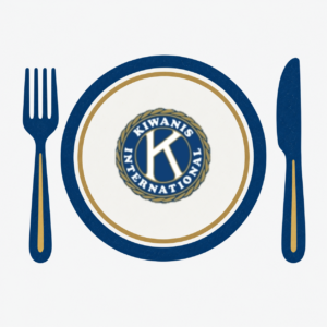 Emblem of a place setting with an award star on the plate