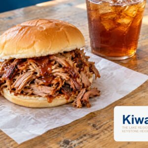 Pulled pork sandwich